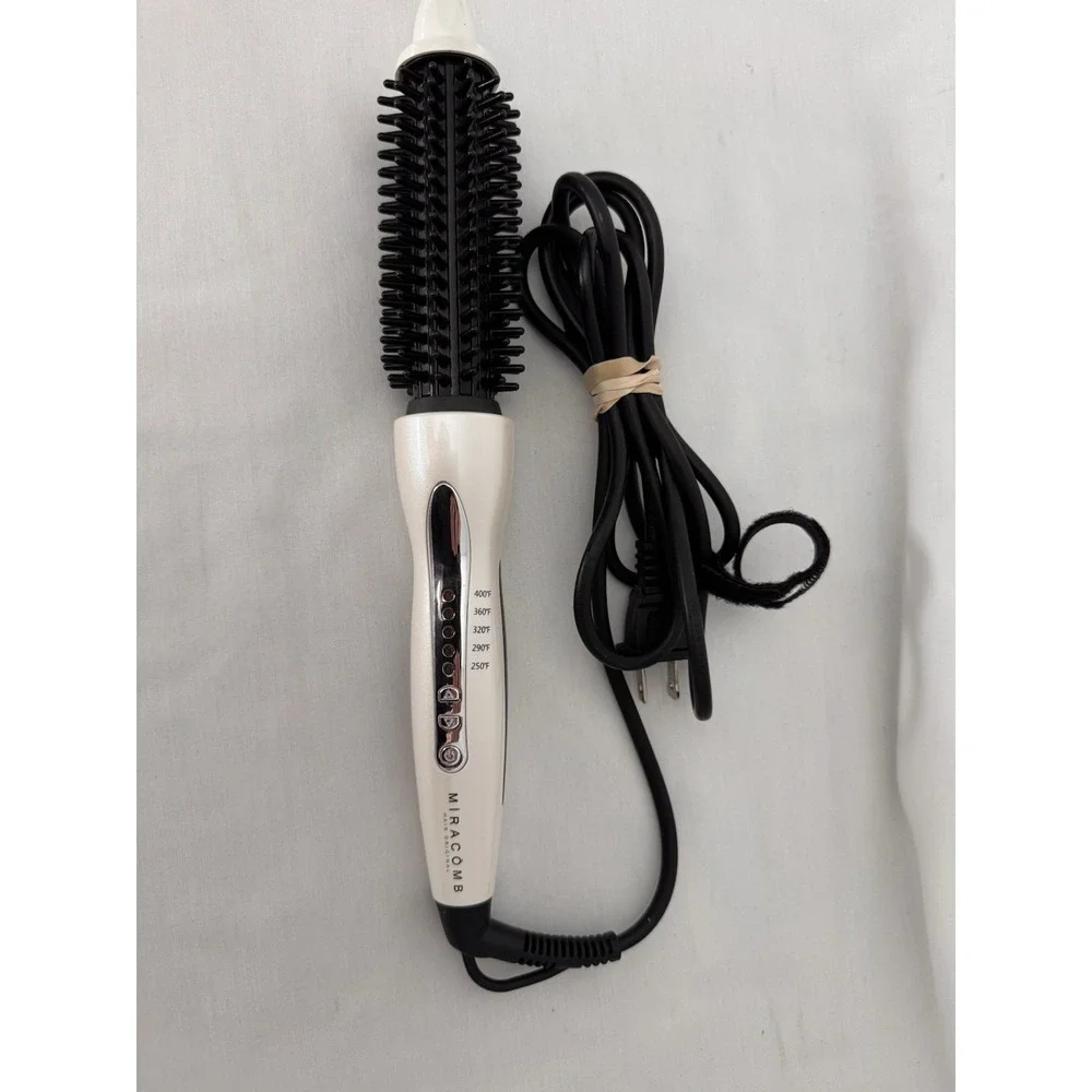 MIRACOMB Hair Curler Brush Ceramic Cool Touch PRO Multi Styler LN-305B